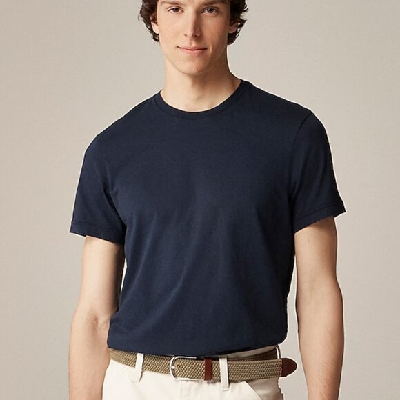 J.‎ Crew Navy Broken-in T-shirt Mens Medium - Picture 1 of 6